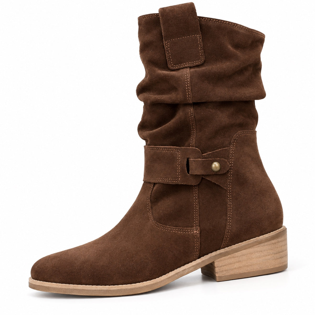 Blanche – Women's Comfort Boots in Dark Brown
