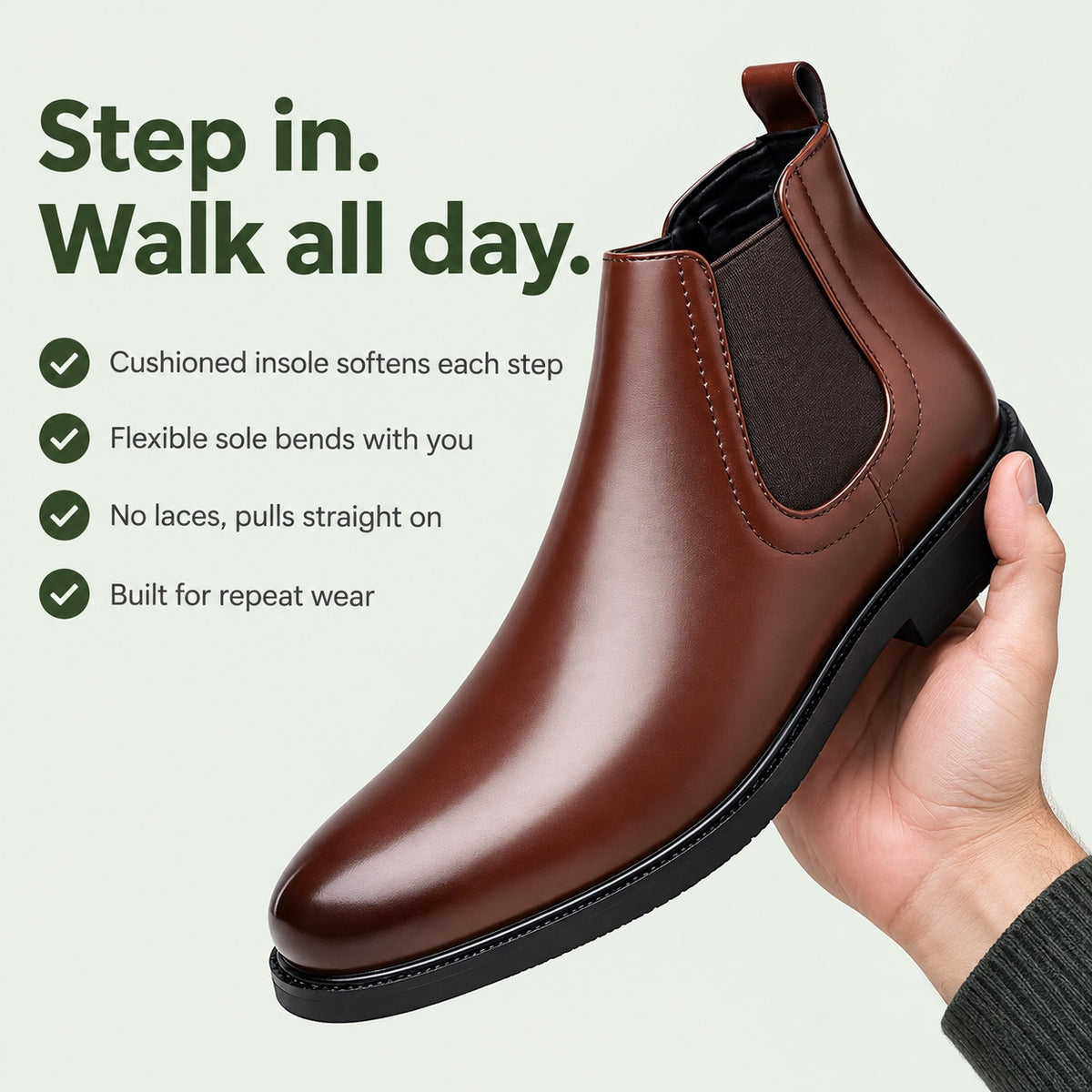 Bowen – Unisex Comfort Boots, key benefits