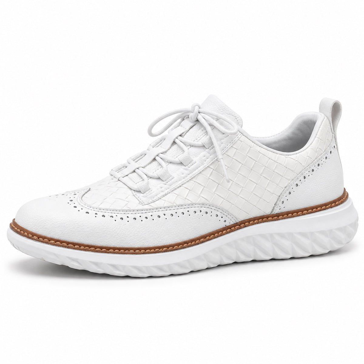 Brad – Men's Walking Sneakers in White