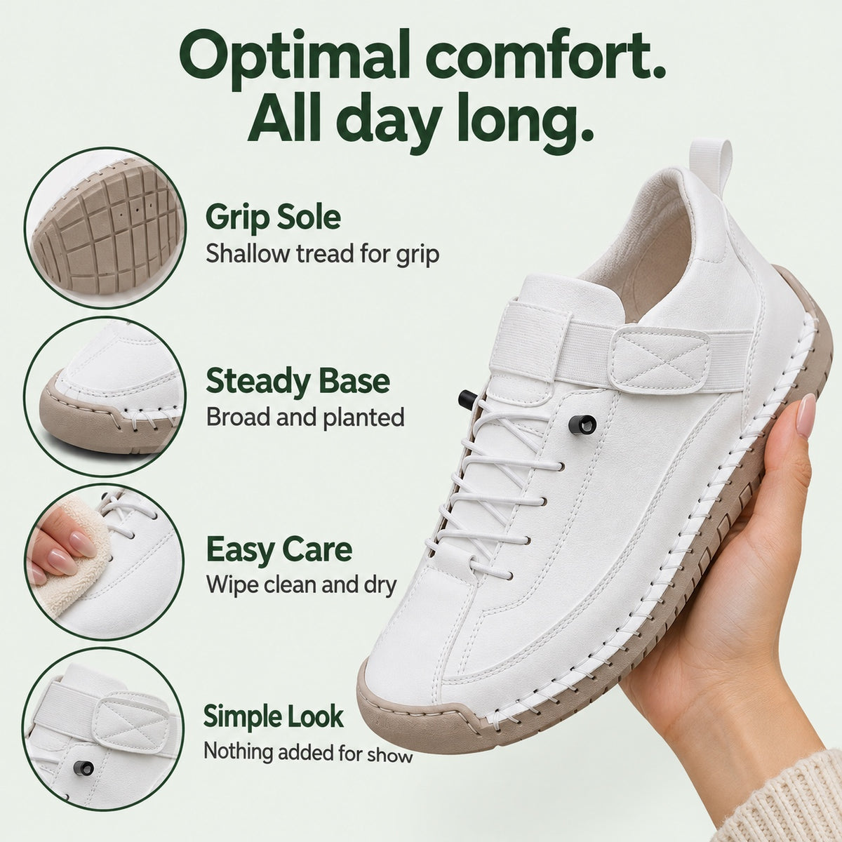 Bridget – Women's Nursing Sneakers, features