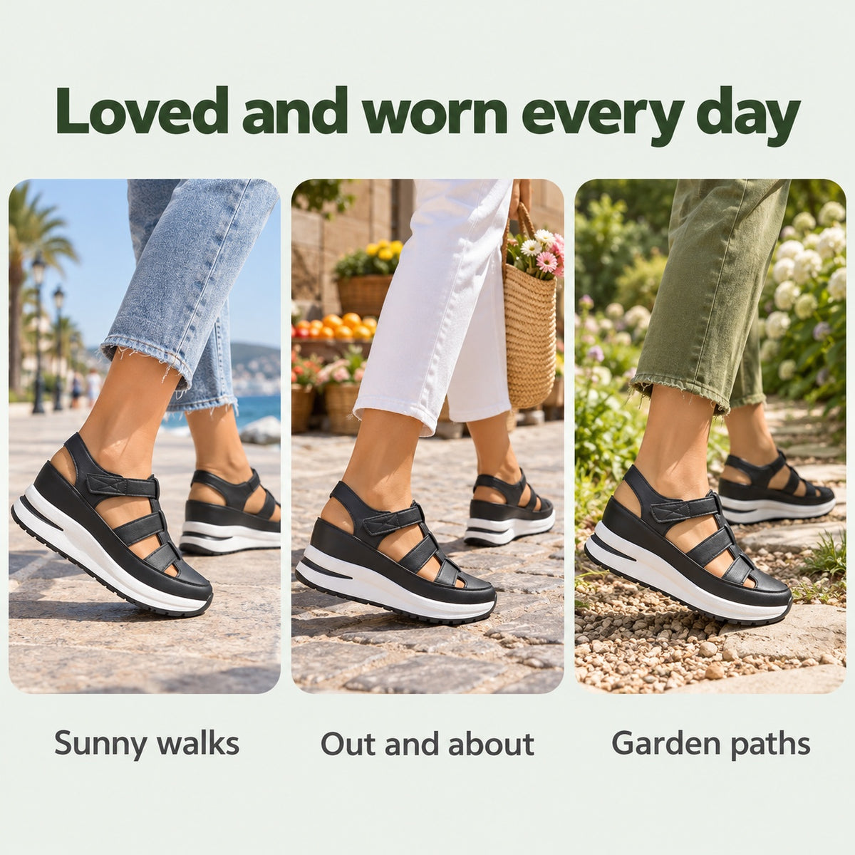 Briggs – Unisex Walking Sneakers, worn every day