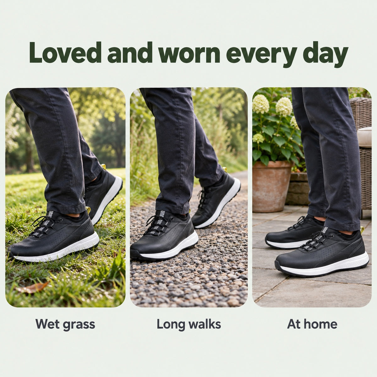 Bruce – Men's Wide Toe Box Shoes, worn every day
