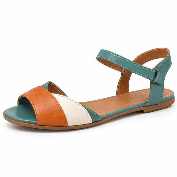 Burgess – Unisex Wide Toe Box Sandals in Green