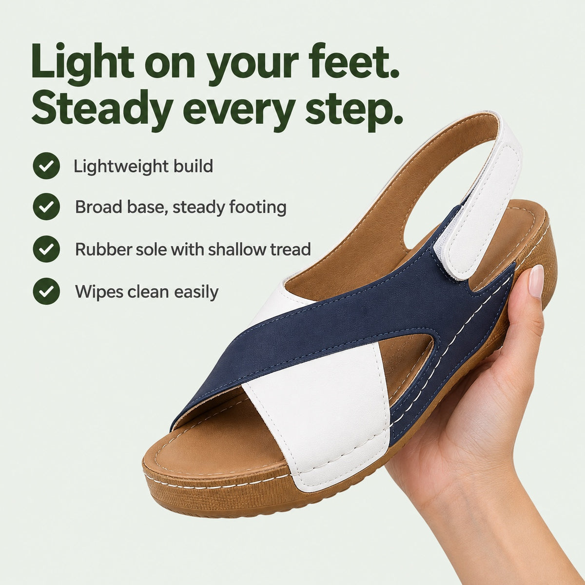 Bush – Unisex Comfortable Sandals, key benefits