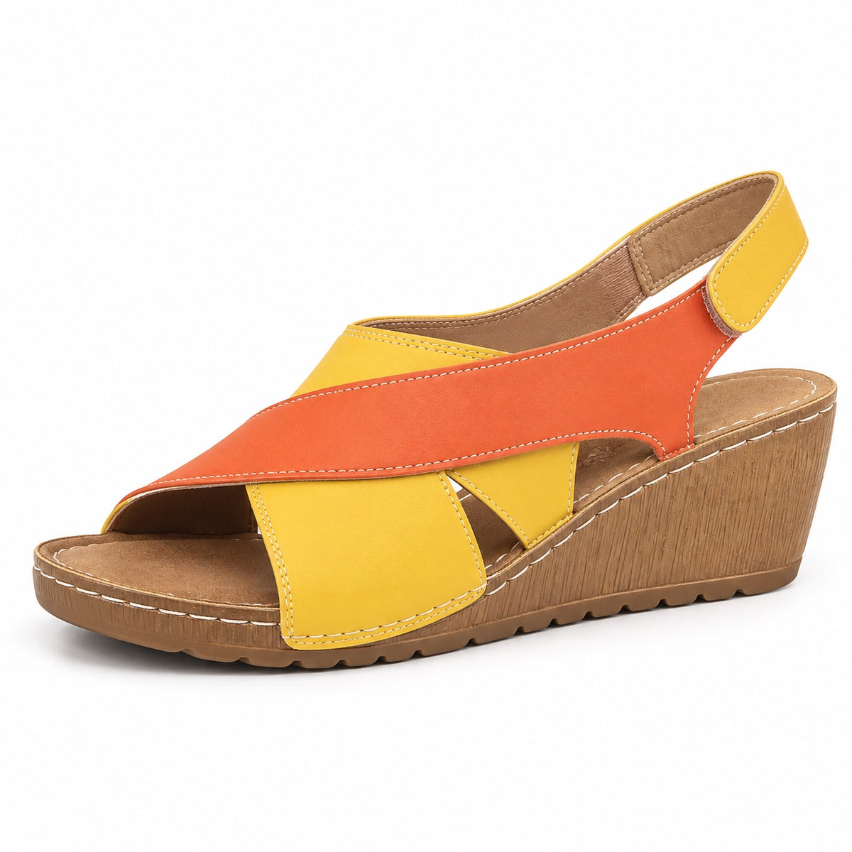 Bush – Unisex Comfortable Sandals in Orange and Yellow