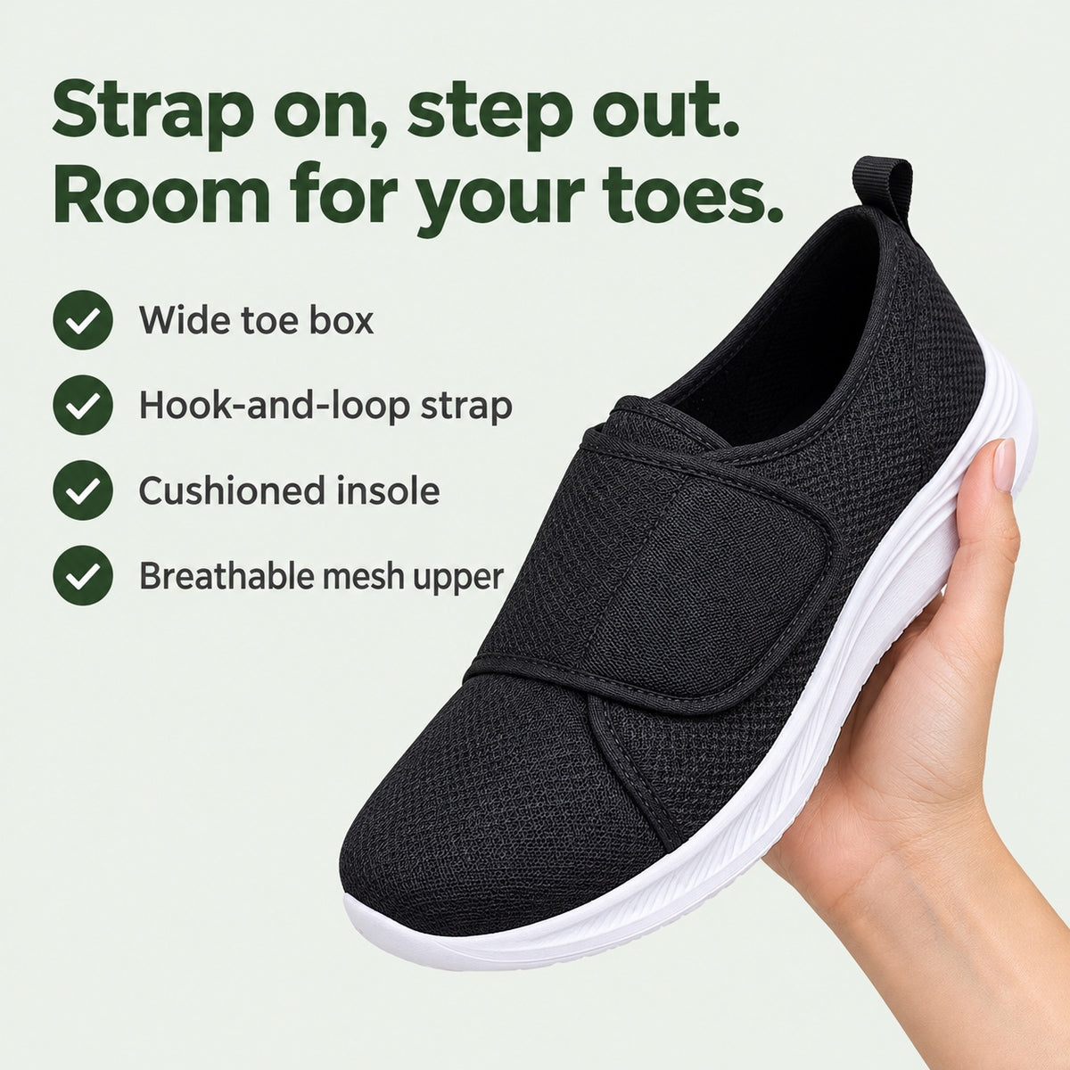 Byrd – Unisex Wide Toe Box Sneakers, key benefits