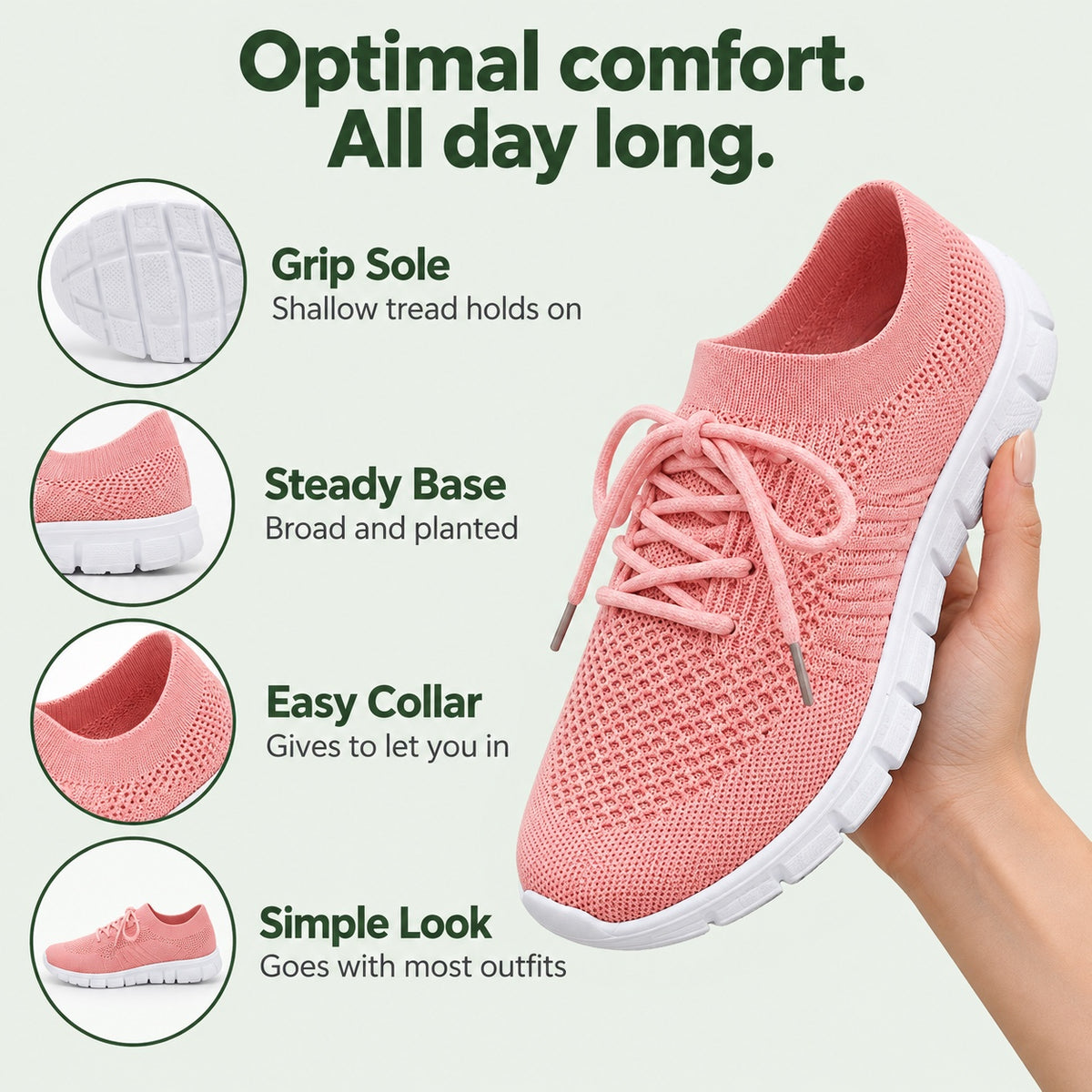 Camden – Unisex Orthopedic Sneakers, features