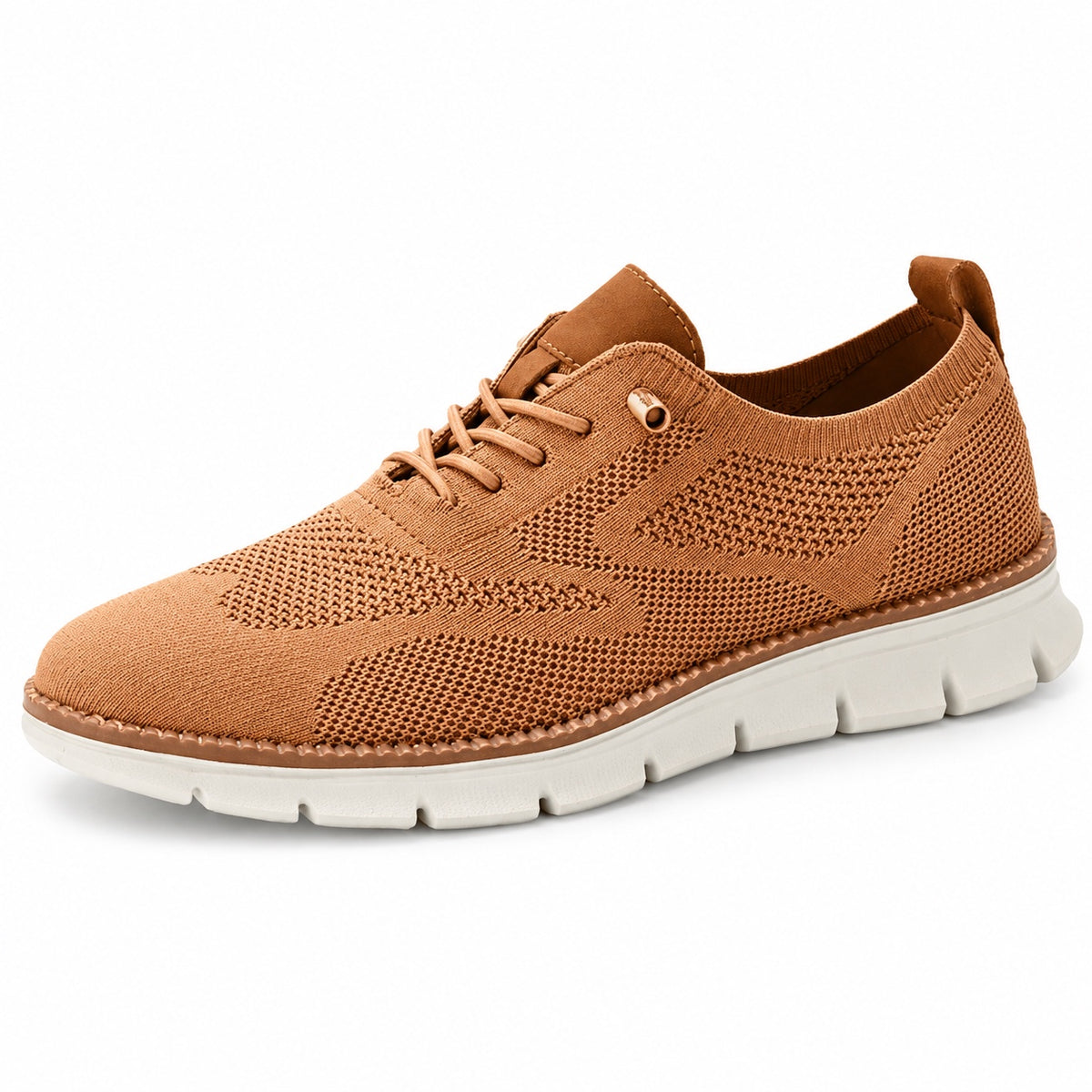 Carlton – Men's Wide Toe Box Sneakers in Caramel