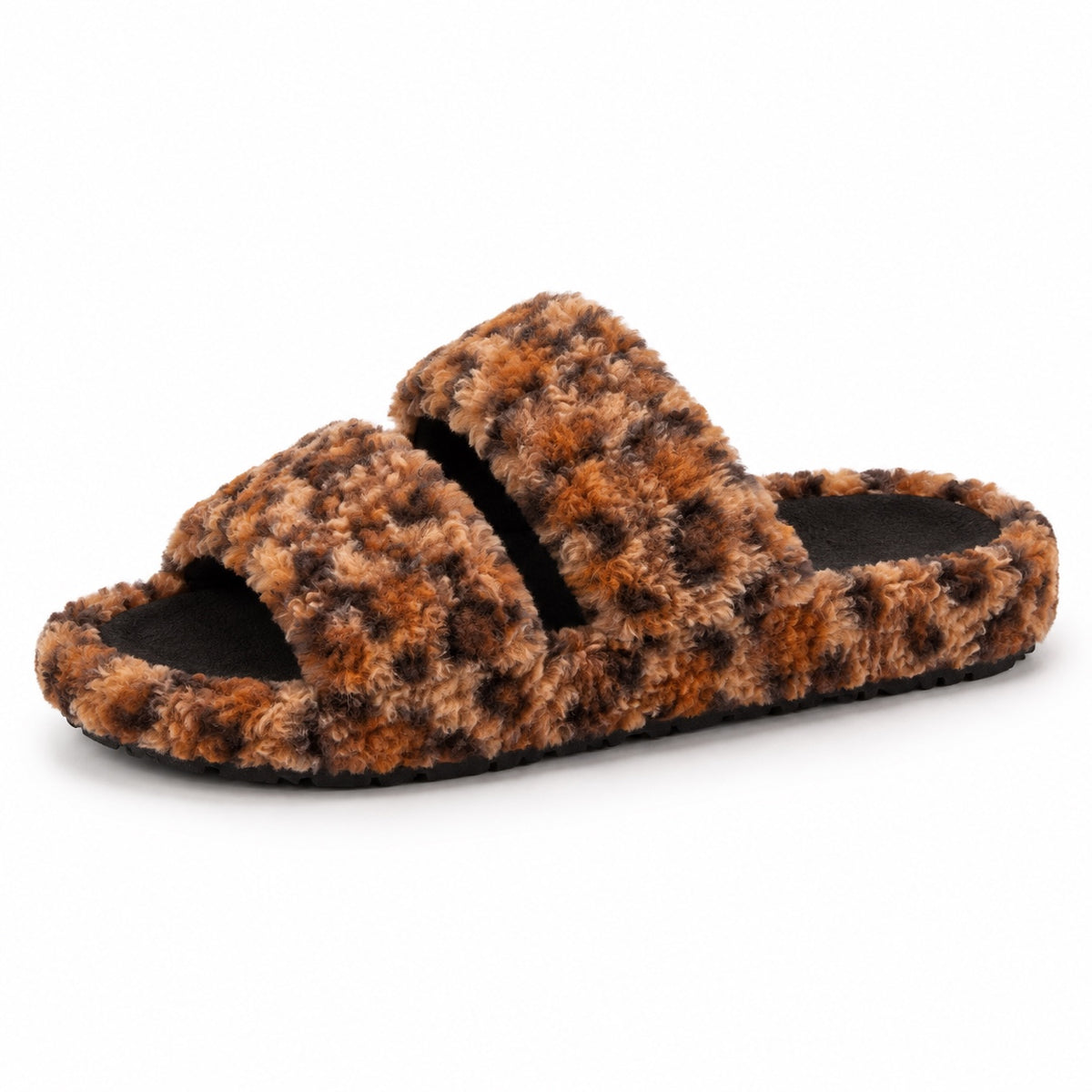 Carole – Women's Comfort Slippers in Leopard Print