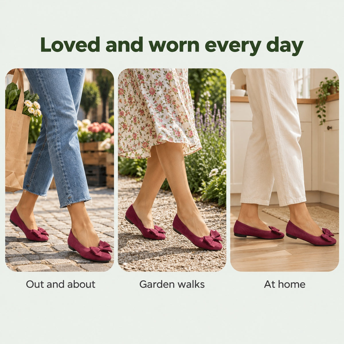 Cathy – Women's Slip-On Loafers, worn every day