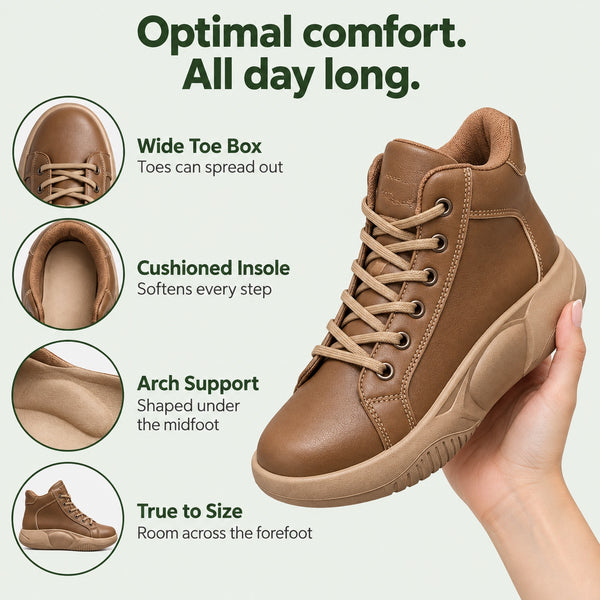Cecilia – Women's Plantar Fasciitis Sneakers, features