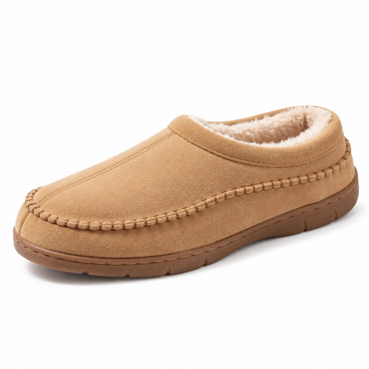 Clayton – Men's Comfort Slippers in Khaki