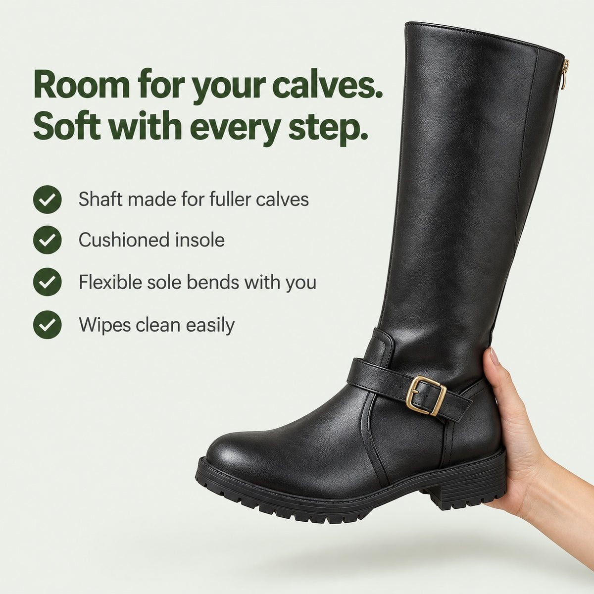 Cobb – Unisex Wide Calf Boots, key benefits