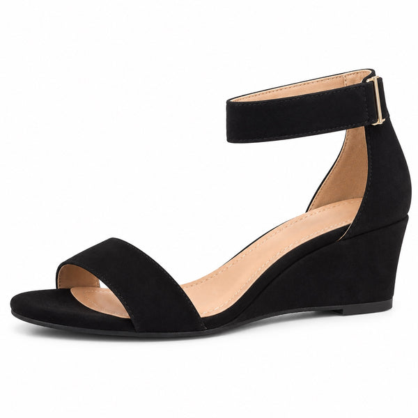 Cora – Women's Wide Toe Box Sandals in Black