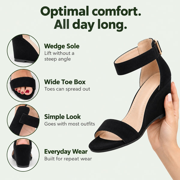 Cora – Women's Wide Toe Box Sandals, features