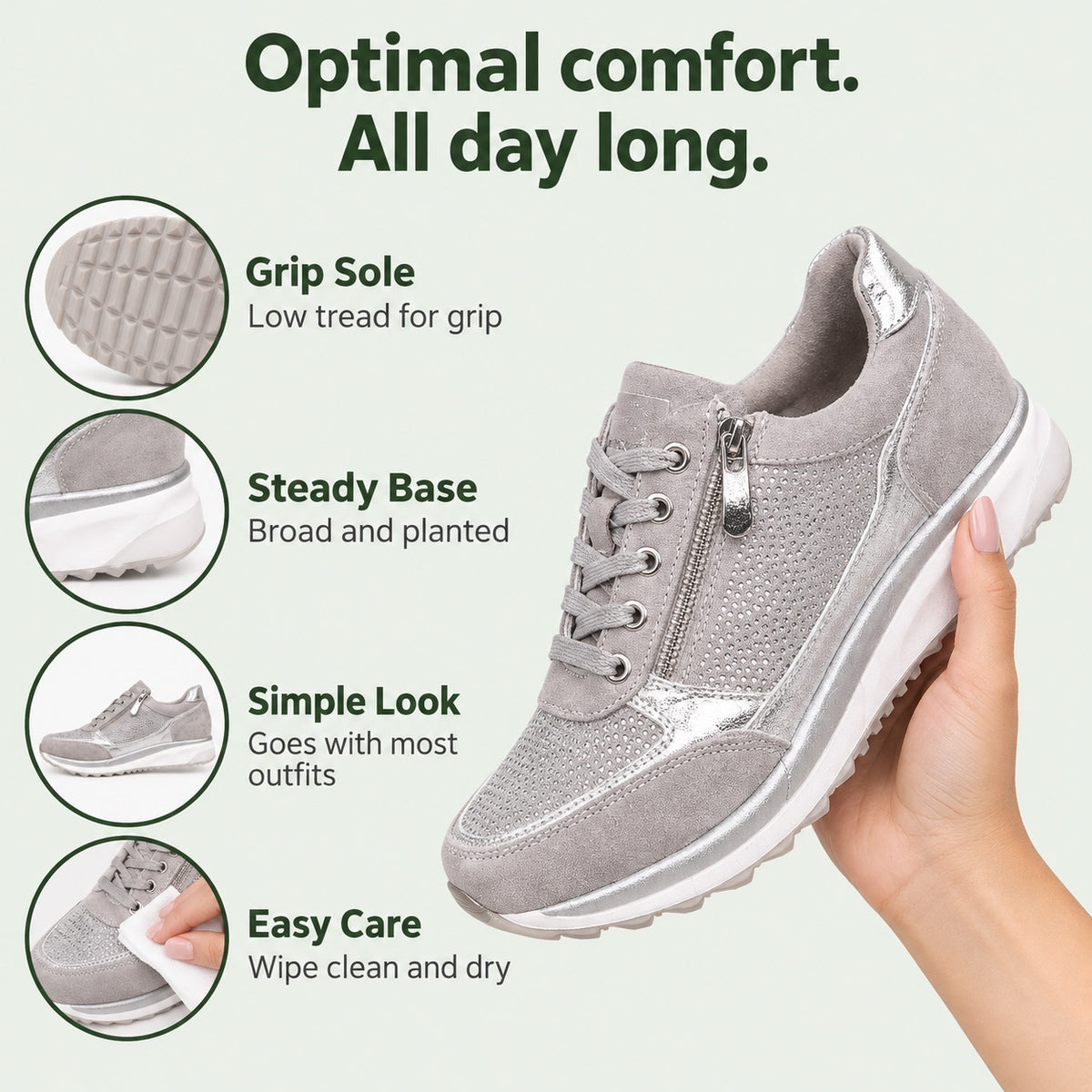 Crawford – Unisex Orthopedic Shoes, features