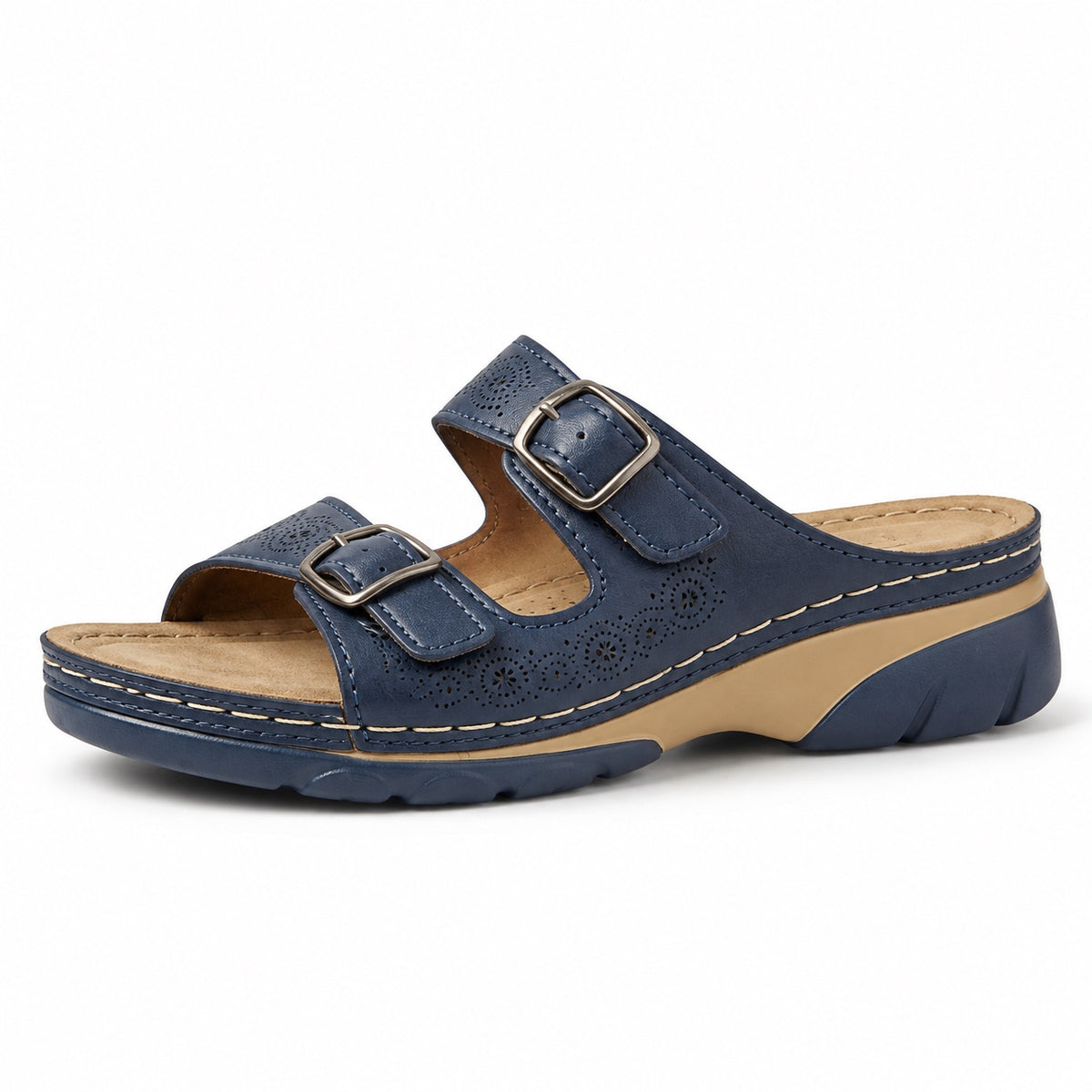 Curry – Unisex Comfortable Sandals in Midnight Navy