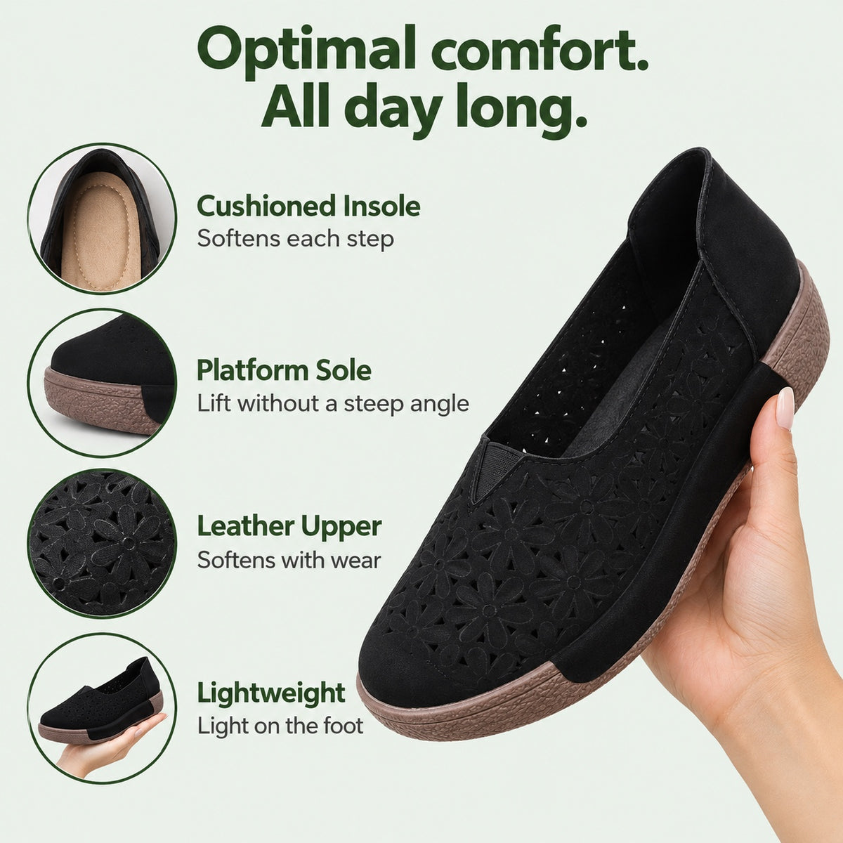 Debra – Women's Slip-On Loafers, features