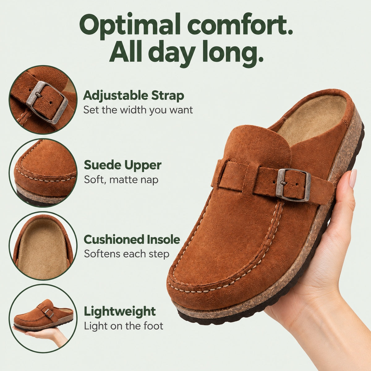 Denise – Women's Nursing Clogs, features