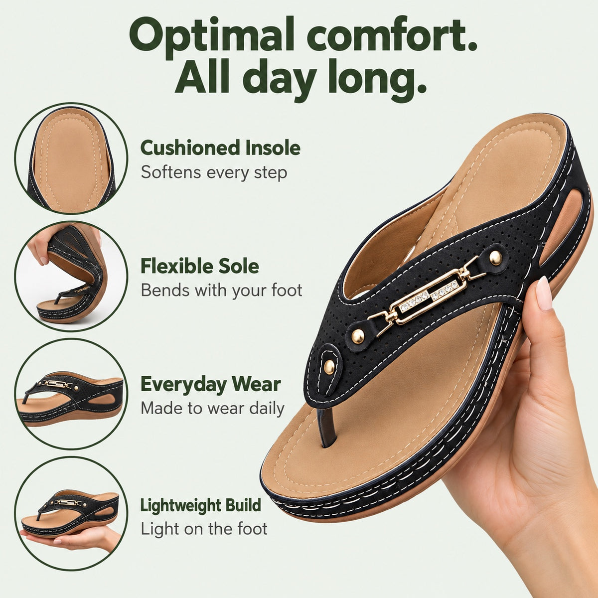 Diane – Women's Comfortable Sandals, features