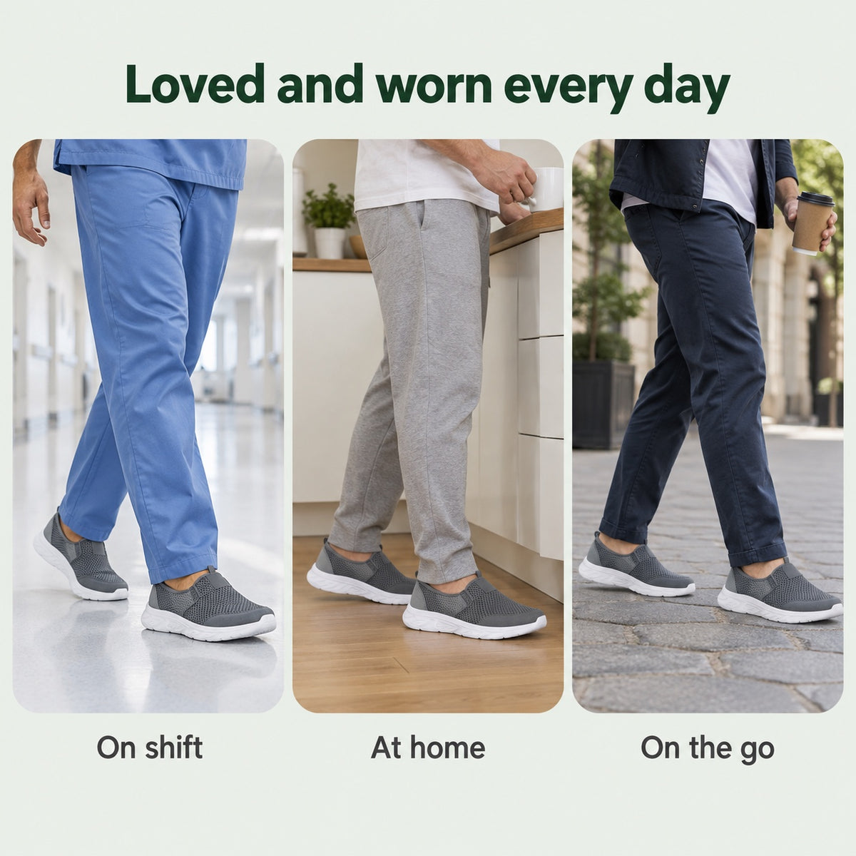 Dominic – Men's Nursing Shoes, worn every day