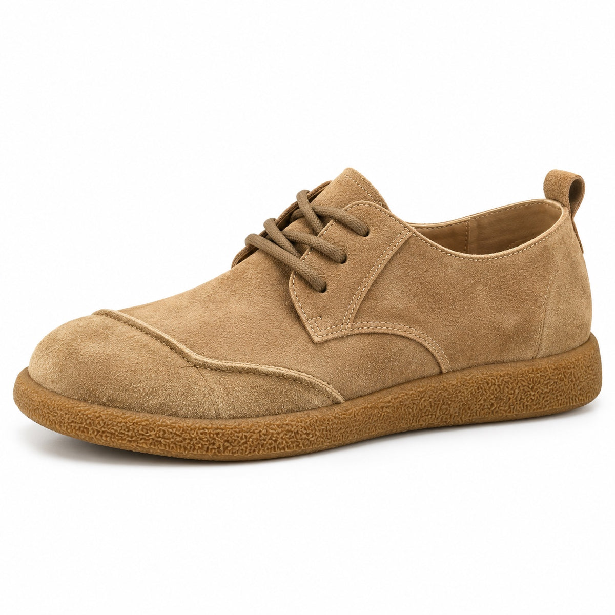 Dustin – Men's Wide Toe Box Shoes in Khaki