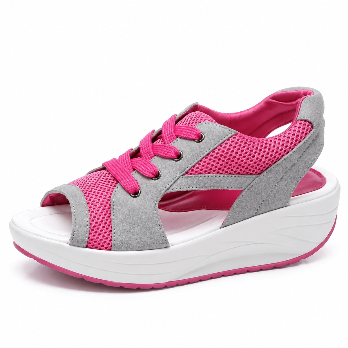 Elodie – Women's Wide Toe Box Sandals in Red