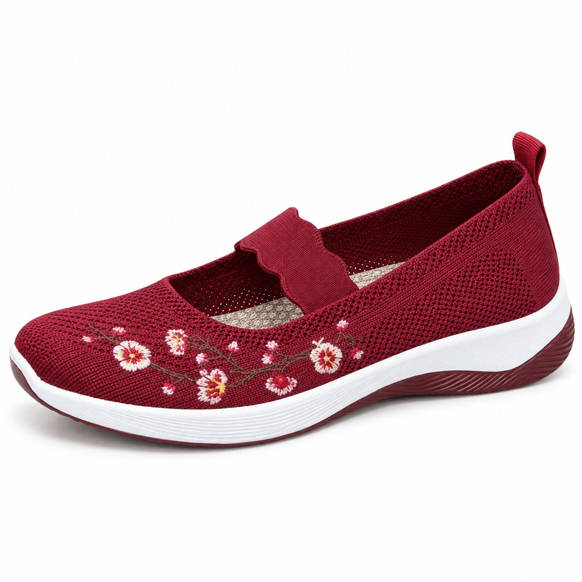 Emerson – Unisex Arch Support Shoes in Red