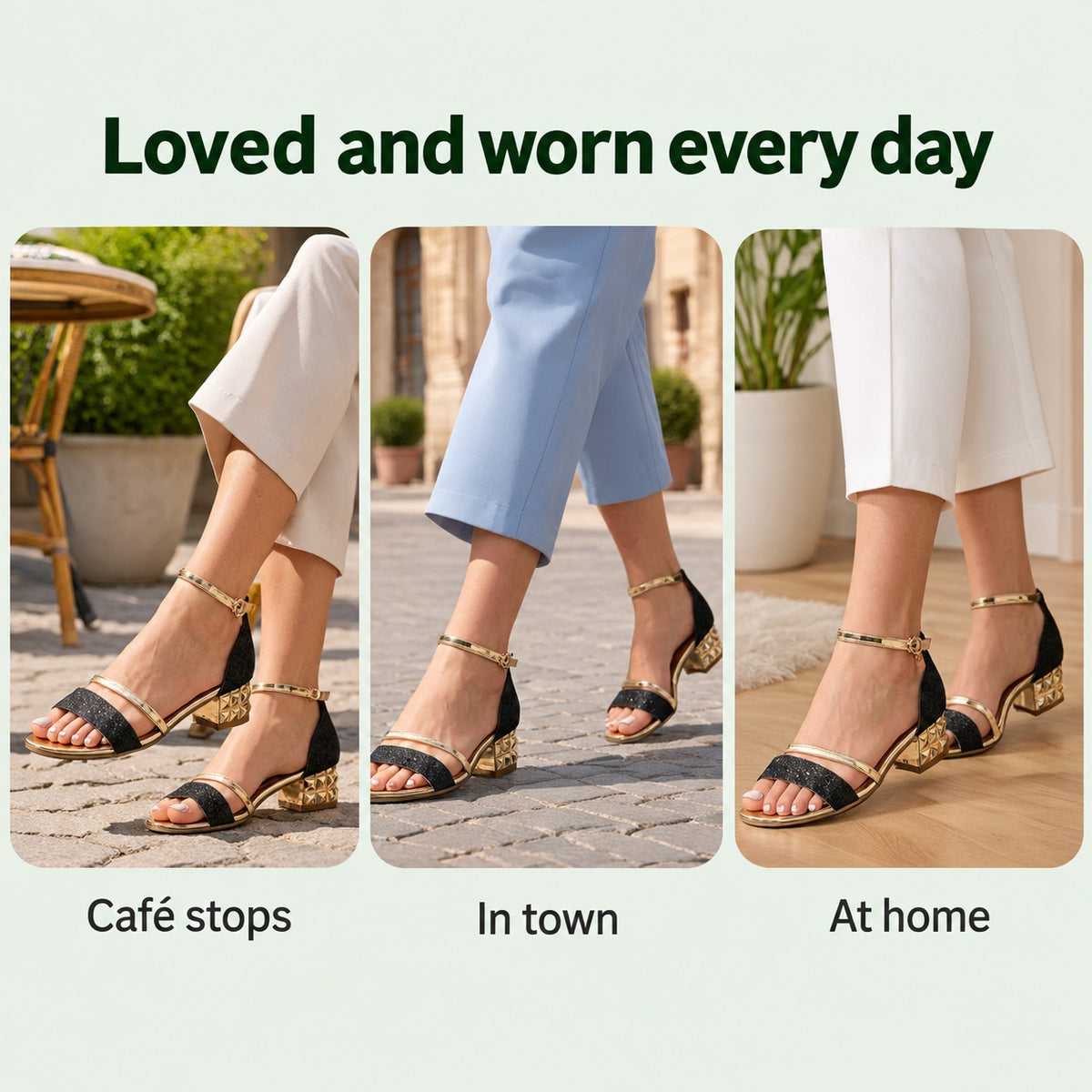 Erickson – Unisex Comfortable Sandals, worn every day