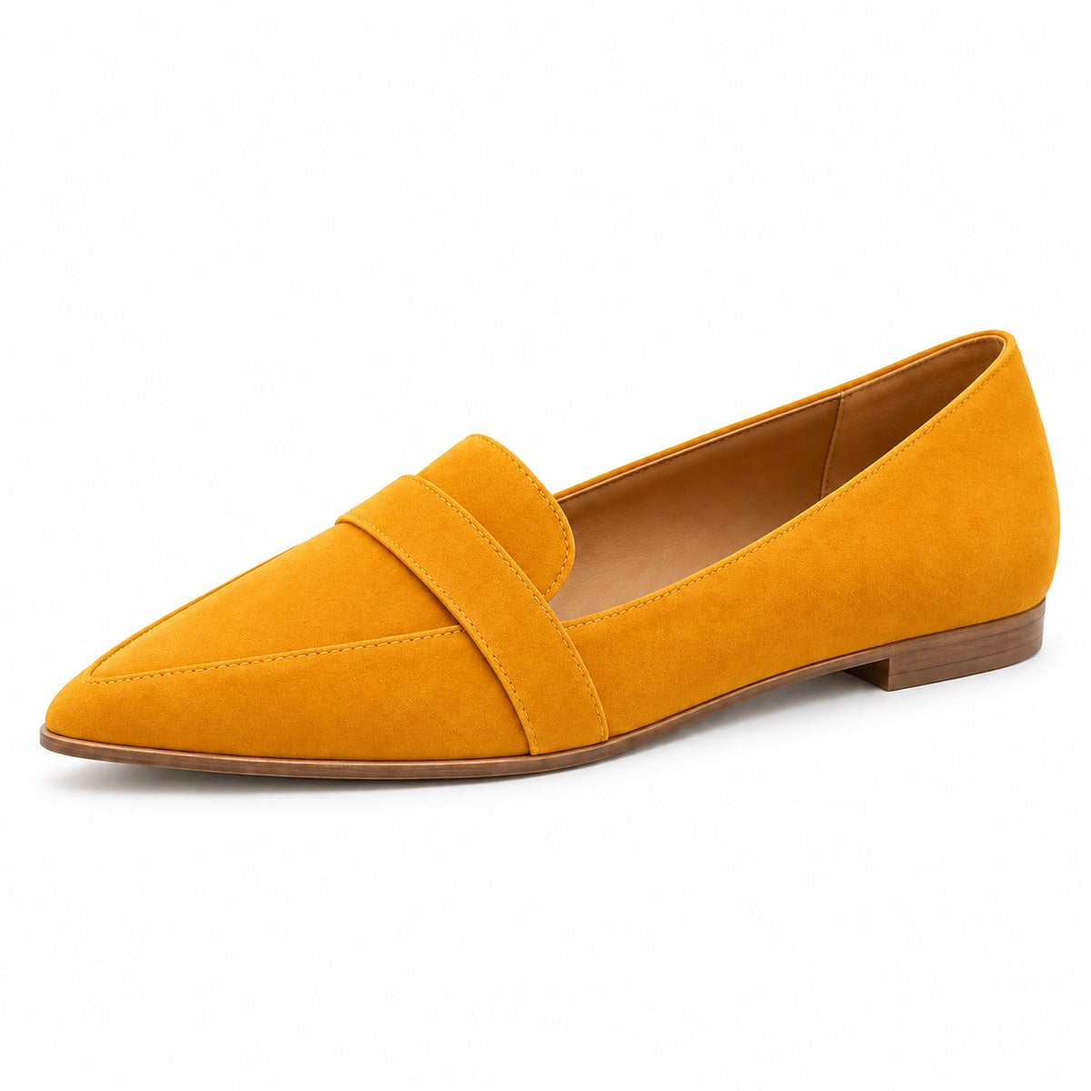 Erika – Women's Slip-On Shoes in Yellow/Orange