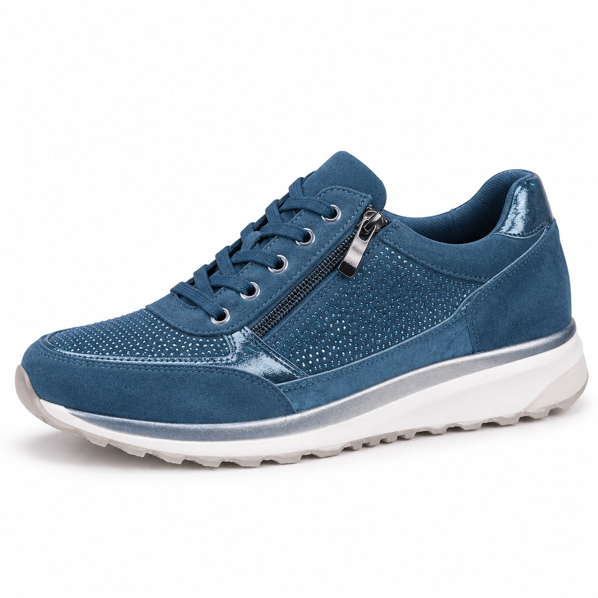 Estelle – Women's Arch Support Sneakers in Blue