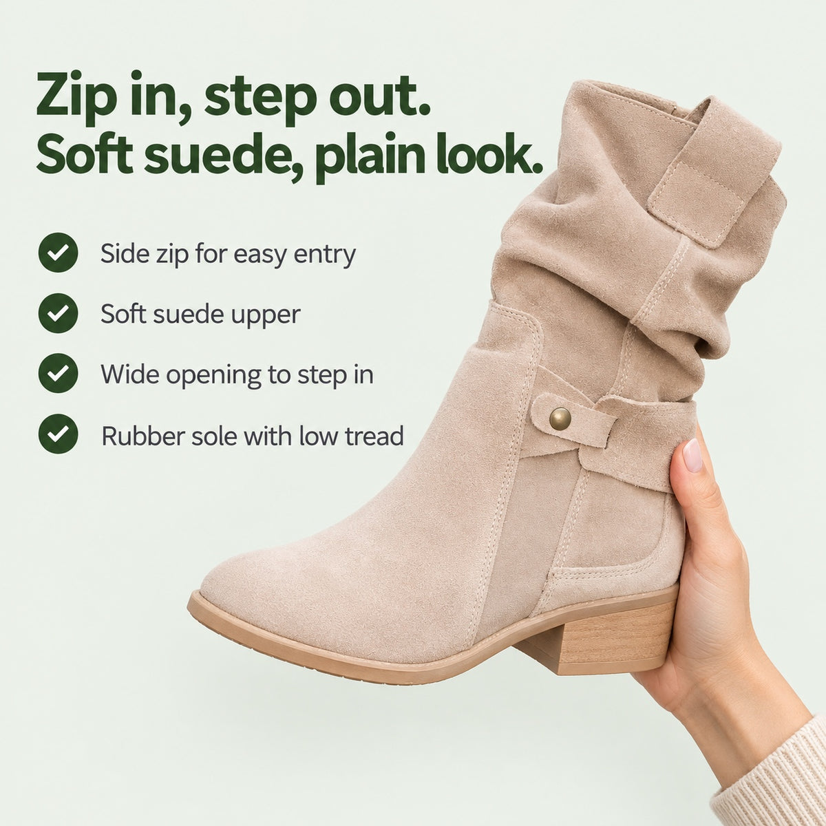Eunice – Women's Wide Calf Boots, key benefits