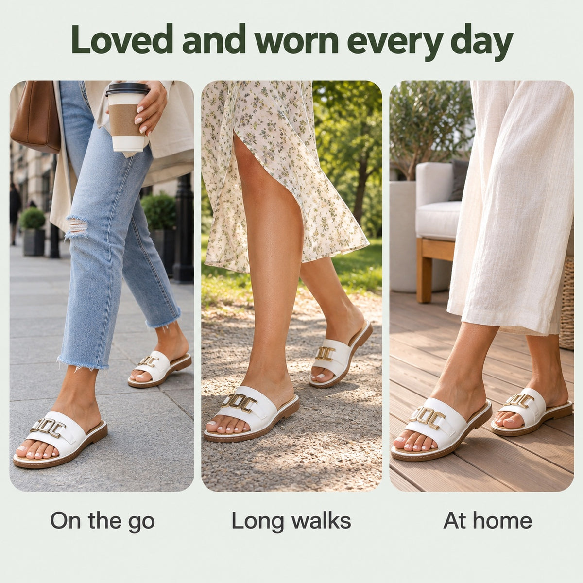 Farmer – Unisex Wide Toe Box Sandals, worn every day