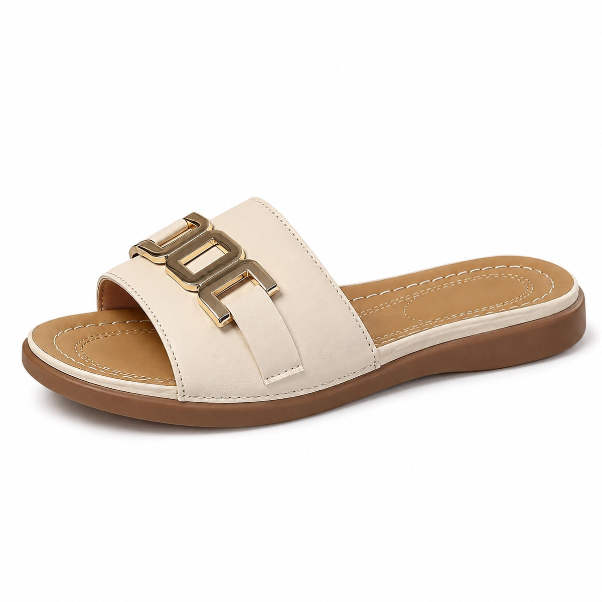 Farmer – Unisex Wide Toe Box Sandals in Beige