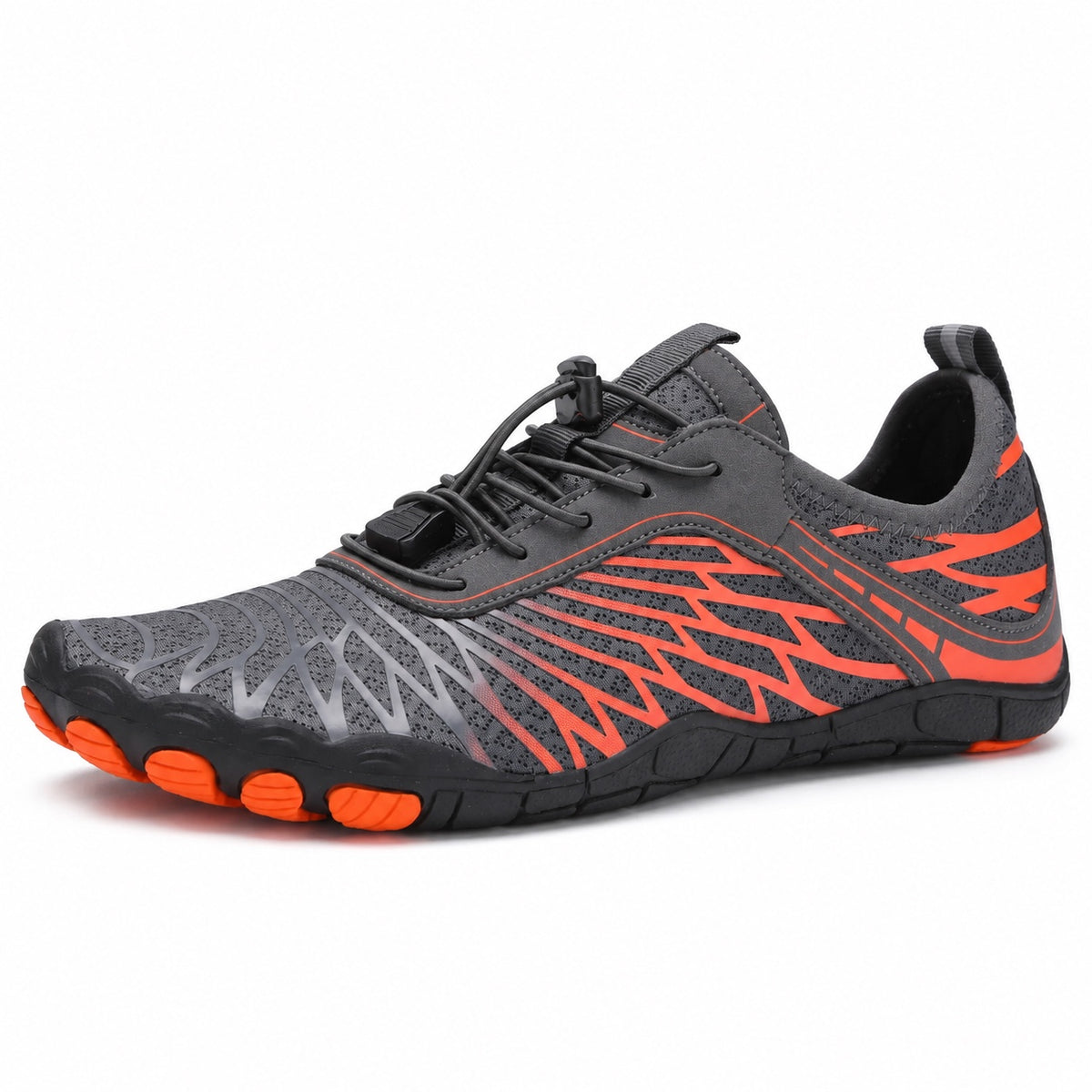 Fleming – Unisex Barefoot Sneakers in Orange