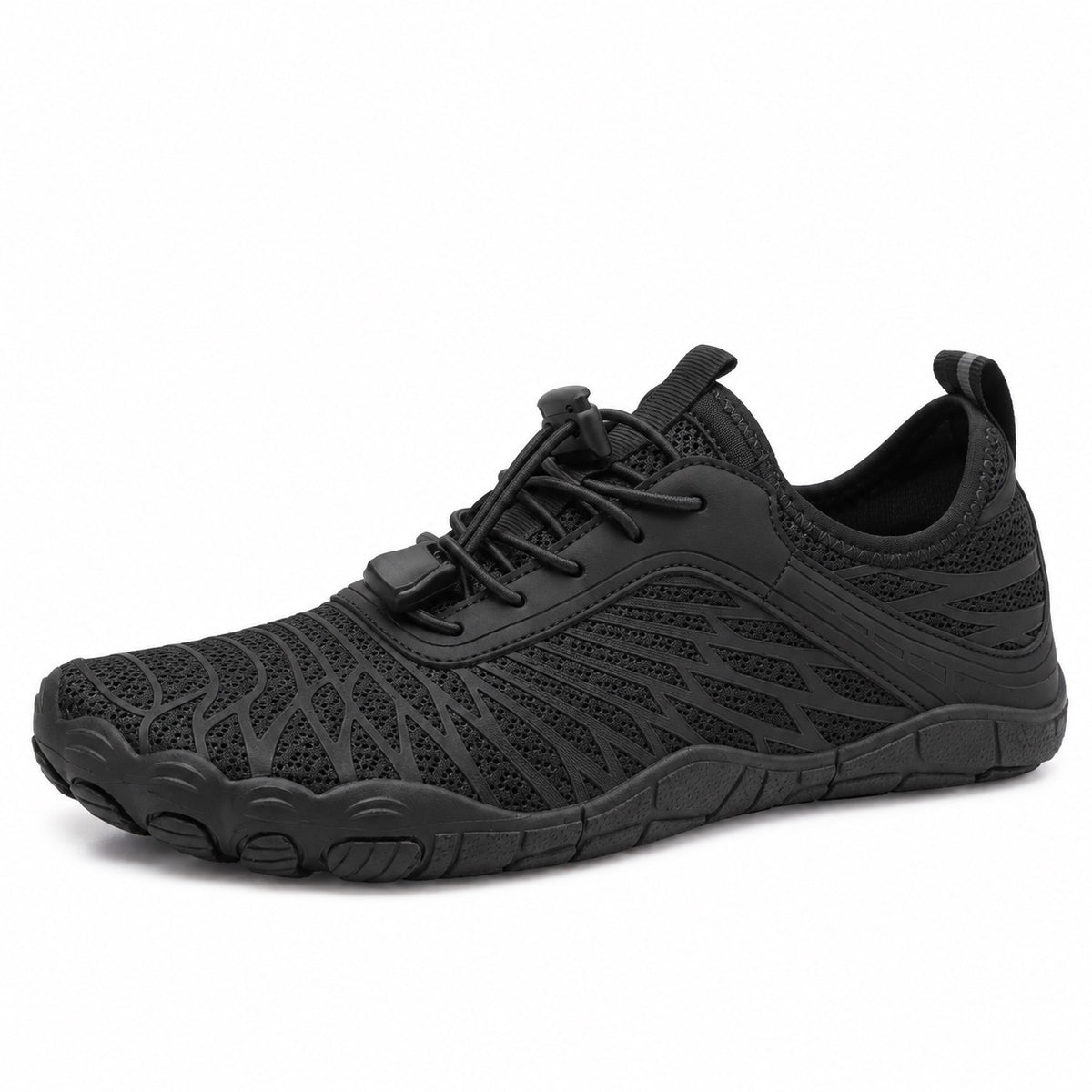 Fleming – Unisex Barefoot Sneakers in Black