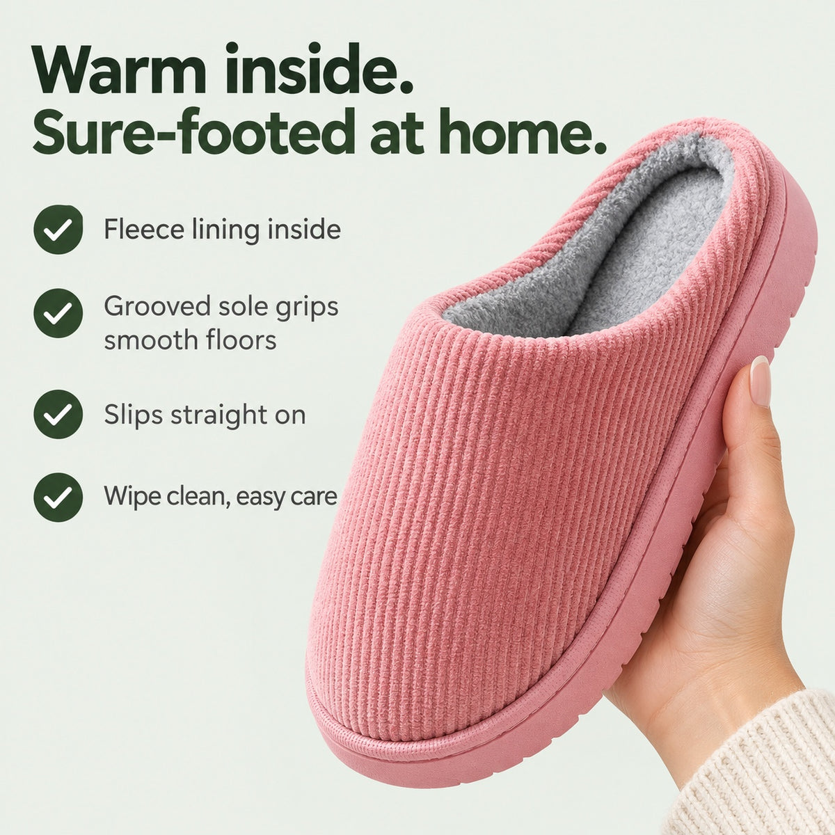 Francine – Women's Comfort Slippers, key benefits