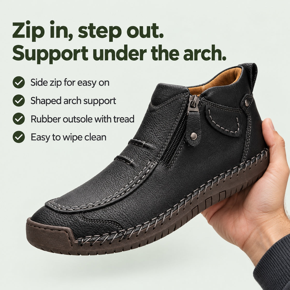 Fredrick – Men's Arch Support Shoes, key benefits