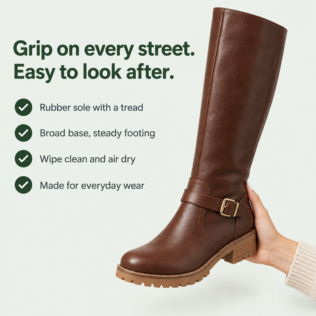 French – Unisex Comfort Boots, key benefits