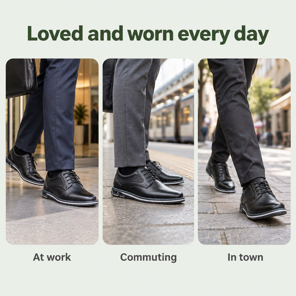 Garry – Men's Non-Slip Shoes, worn every day
