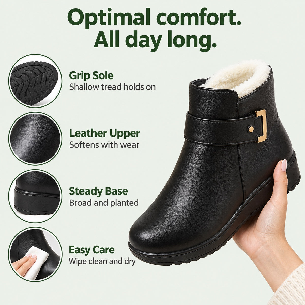 Gibson – Unisex Comfort Boots, features