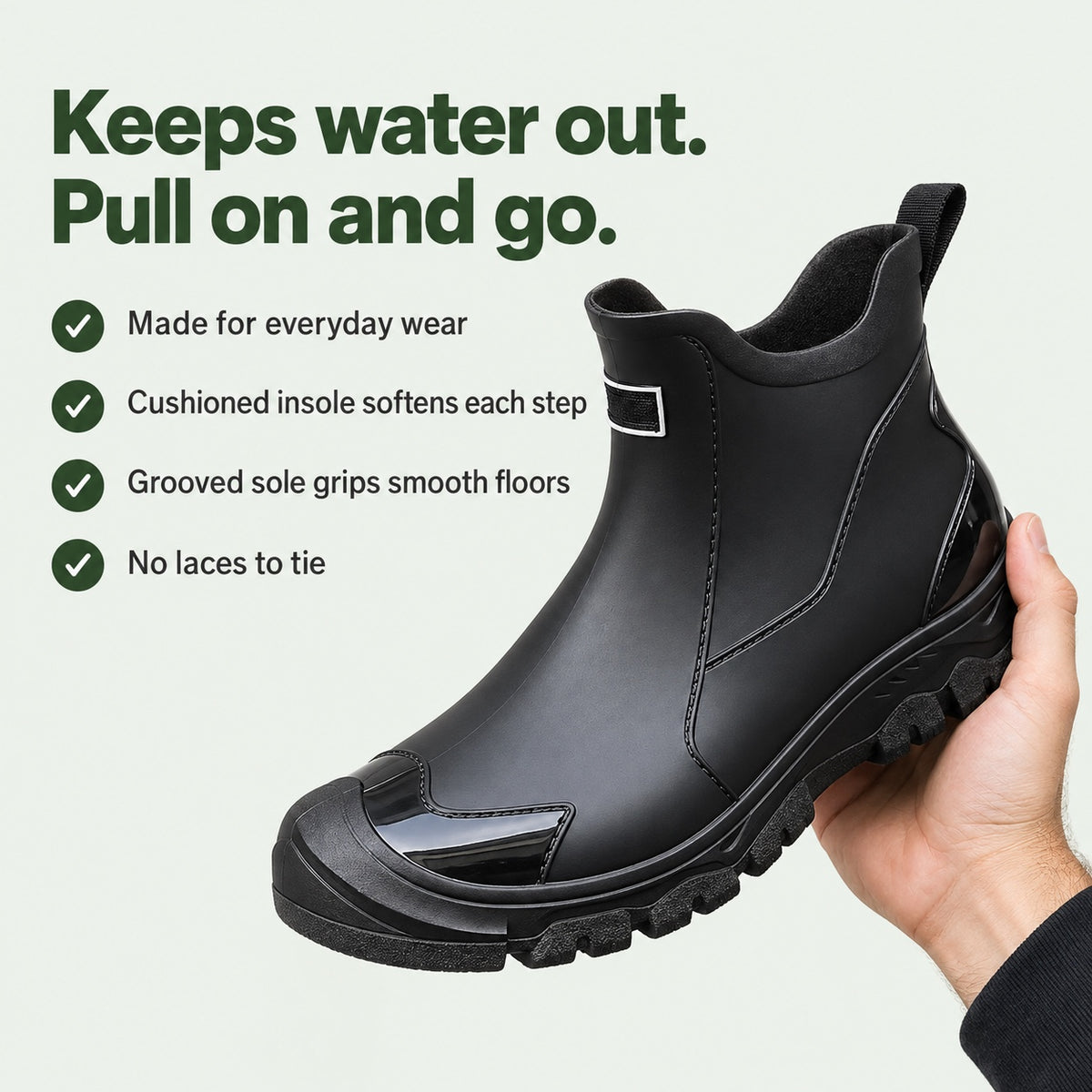Gilbert – Men's Comfort Boots, key benefits