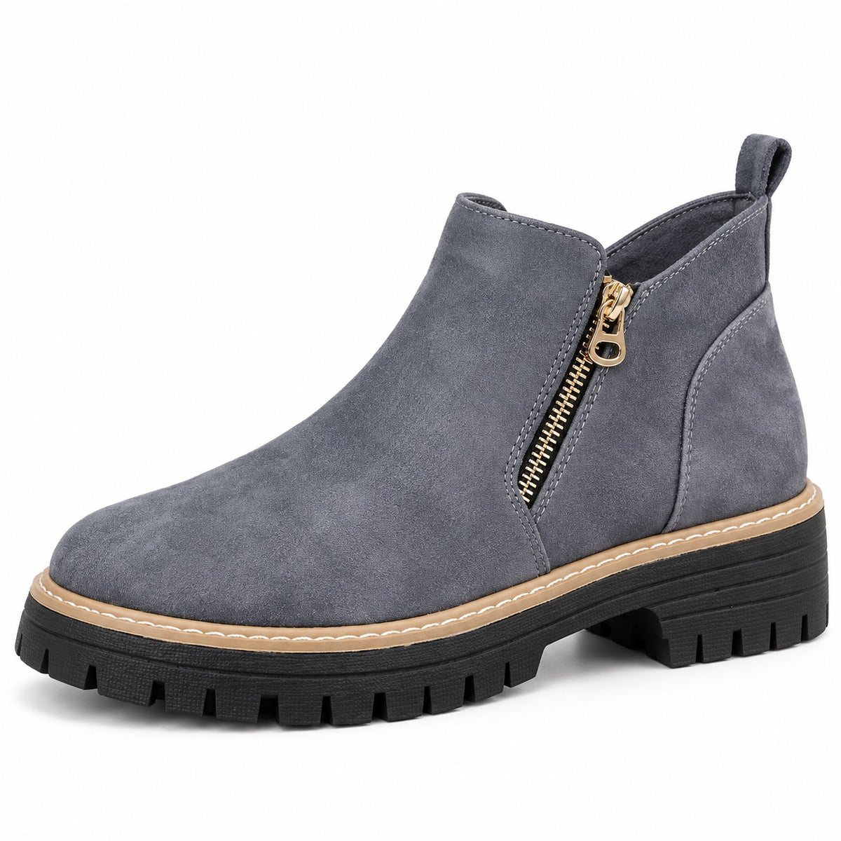 Glenda – Women's Comfort Boots in Gray