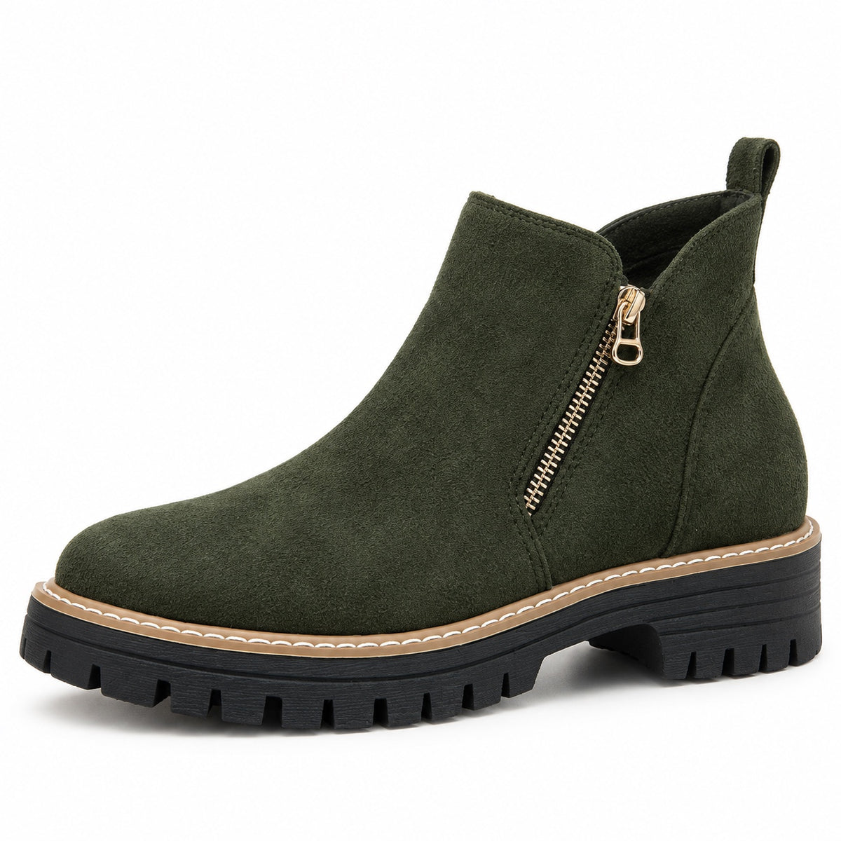Glenda – Women's Comfort Boots in Green