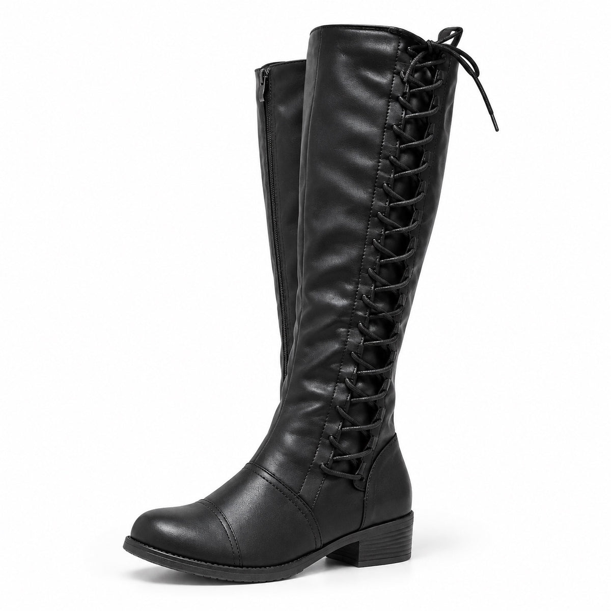 Gloria – Women's Wide Calf Boots in Black