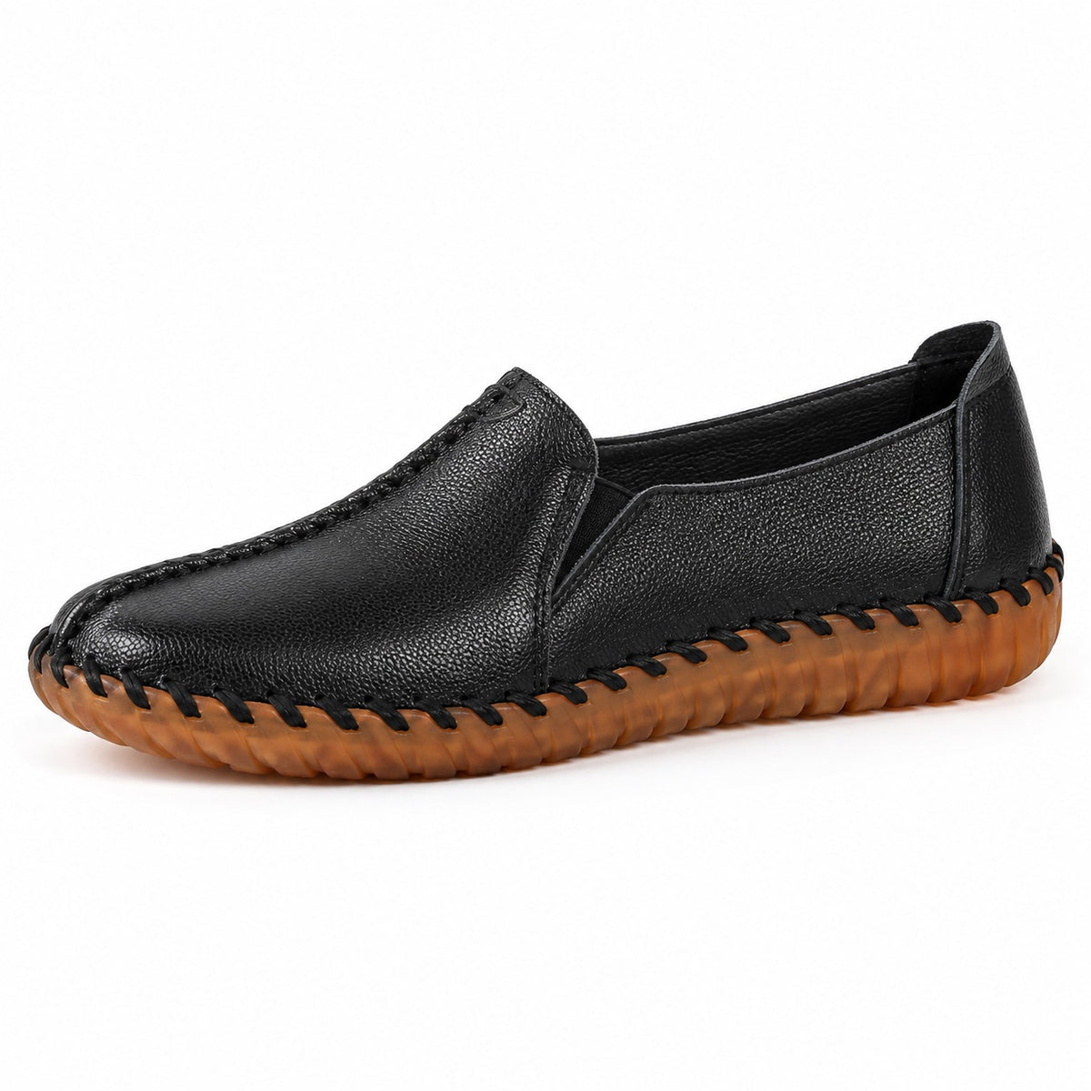 Goodman – Unisex Wide Toe Box Shoes in Black