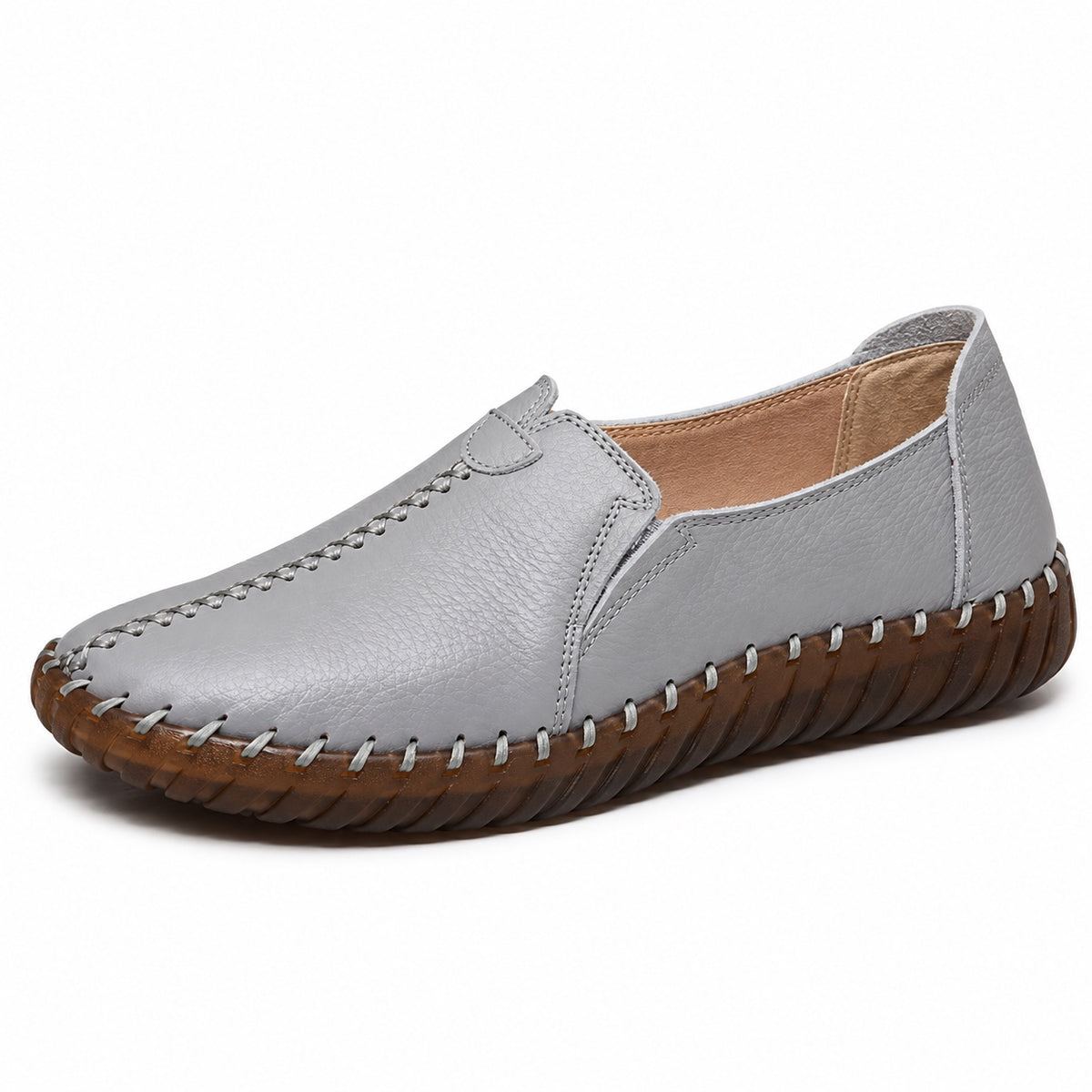 Goodman – Unisex Wide Toe Box Shoes in Gray