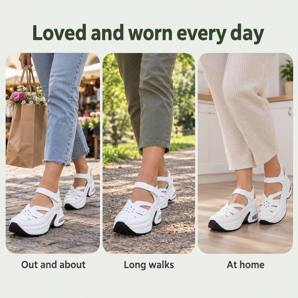 Greene – Unisex Orthopedic Shoes, worn every day