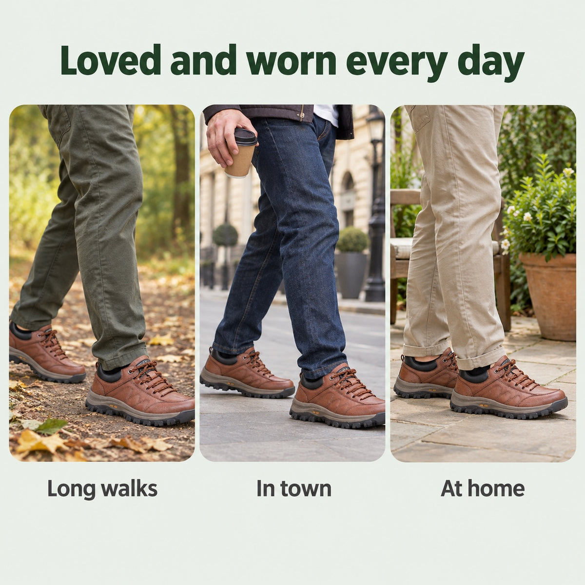 Guillermo – Men's Arch Support Shoes, worn every day