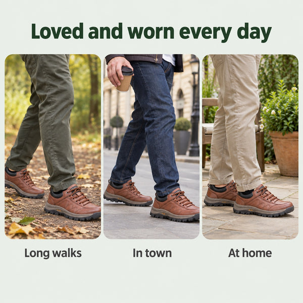 Guillermo – Men's Arch Support Shoes, worn every day